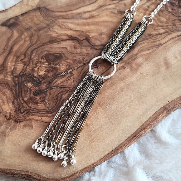 Mixed Metal Necklace - Picture 3 of 5